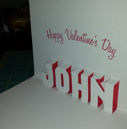 3-D Pop Up Card