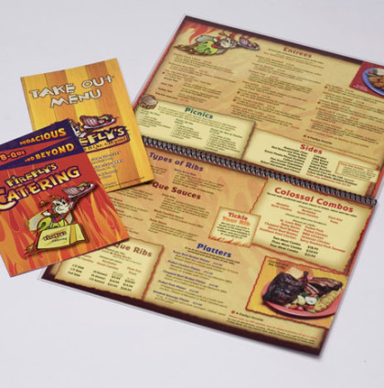 Firefly’s BBQ restaurant menu